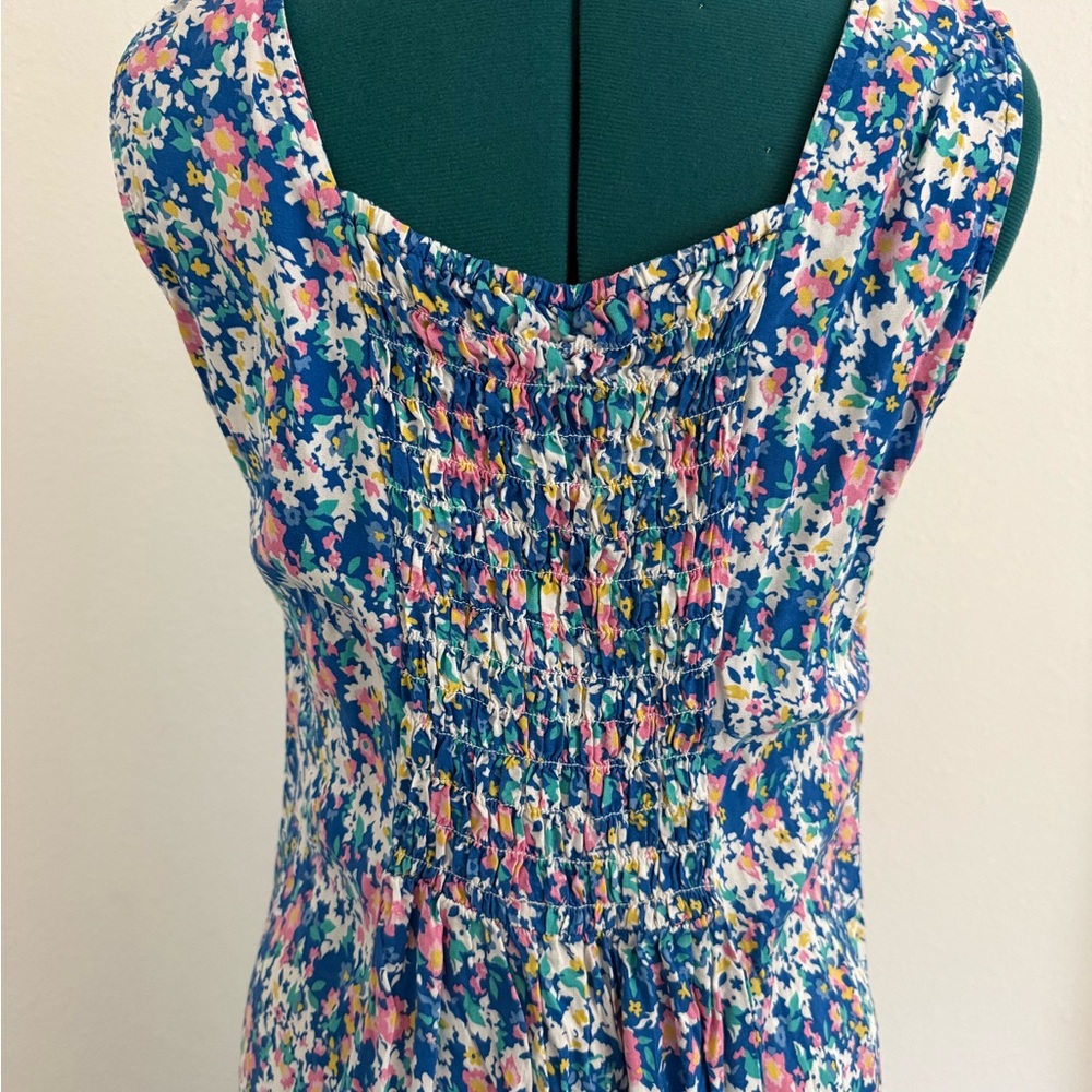 Vibrant Floral Midi Dress - Picture 3 of 5